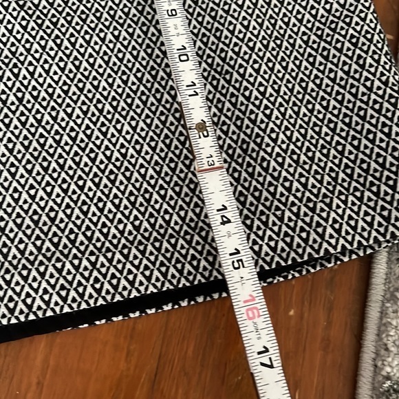 Gap side zipper closure diamond pattern mini skirt A9-4 - Picture 9 of 9